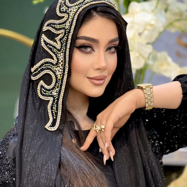 تاج شال جواهر دوزی