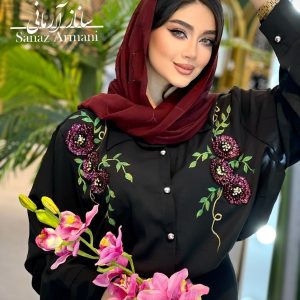 ماهک _شومیز جواهر دوزی