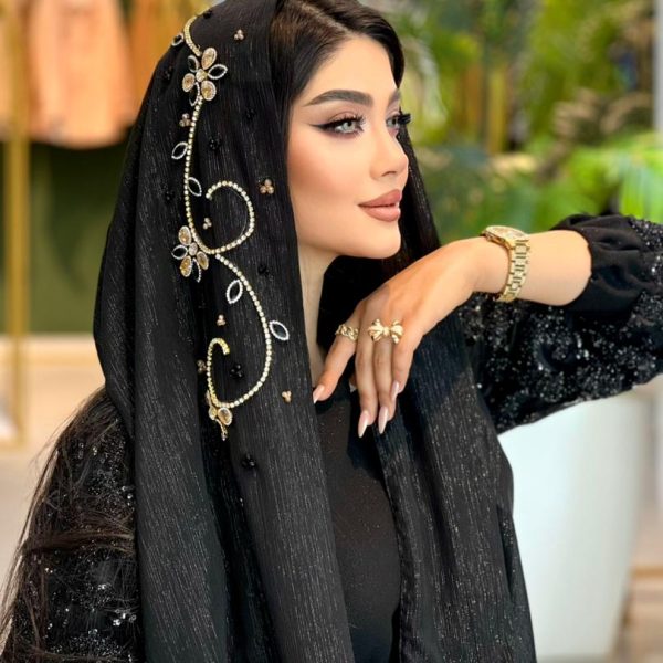 هانیا سلطنتی _شال مشکی