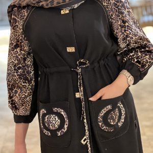 آلیسا - مانتو کرم/مشکی
